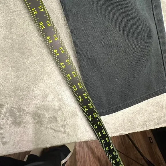 Y2K Third Rail A Zoo York Production Black Denim Jeans Size 36/30 - Picture 7 of 8